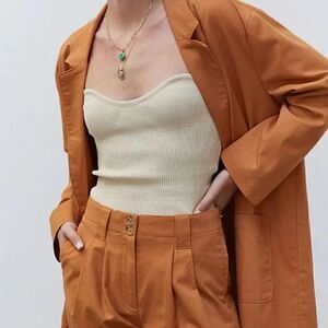 NEW CRESCENT Sweater Corset Top